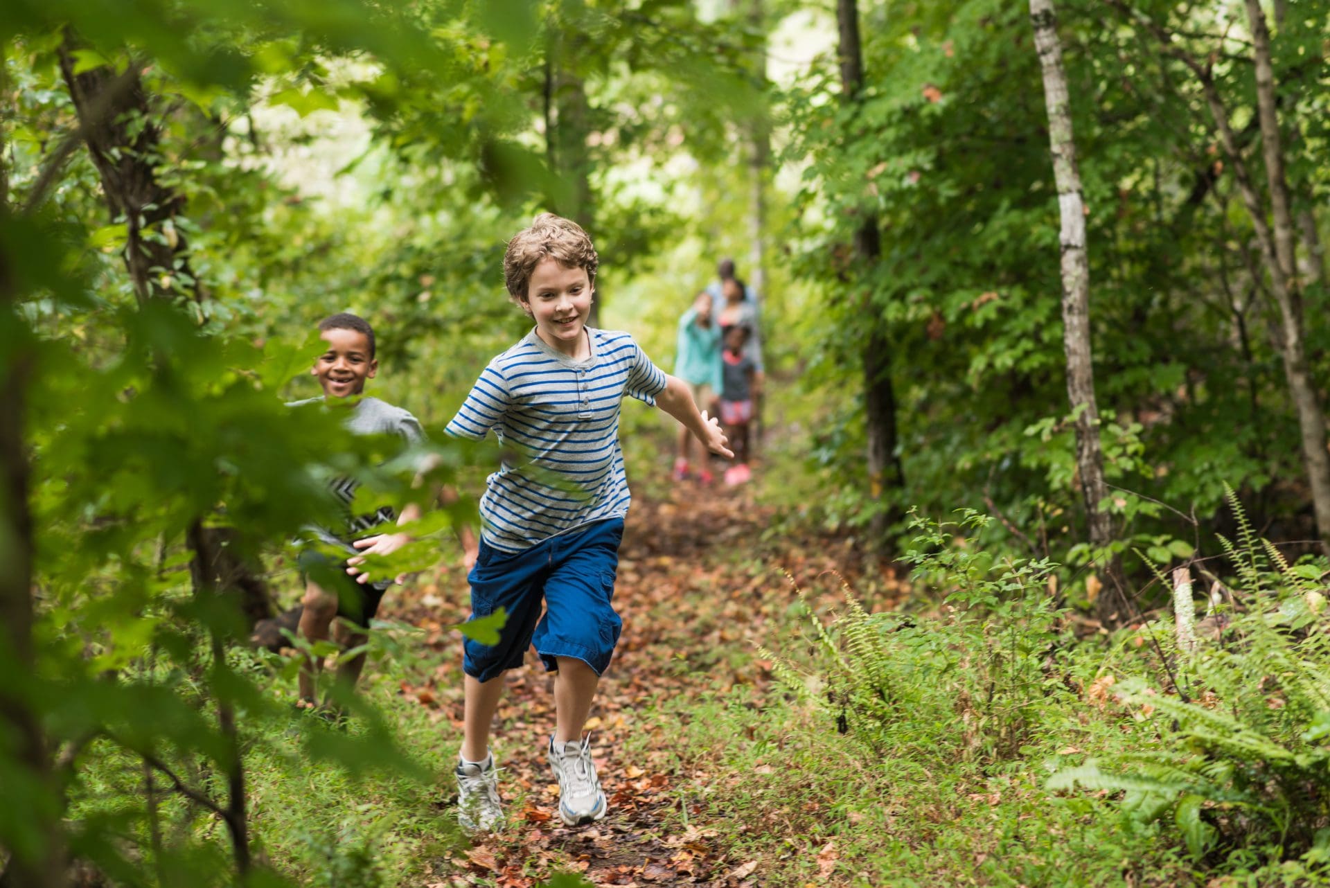 Kids on a Hiking Trails