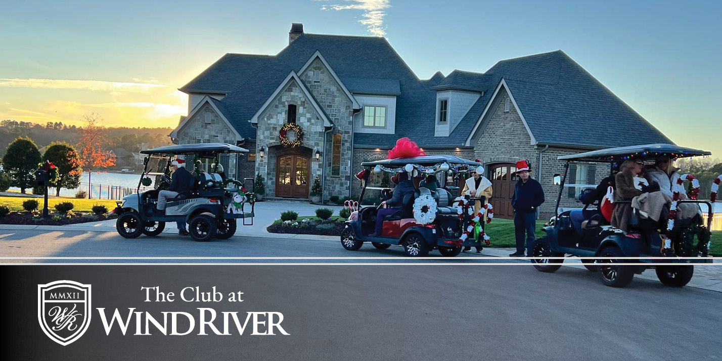 Club-Golf Cart Parade-W2 WindRiver Lakefront & Golf Community