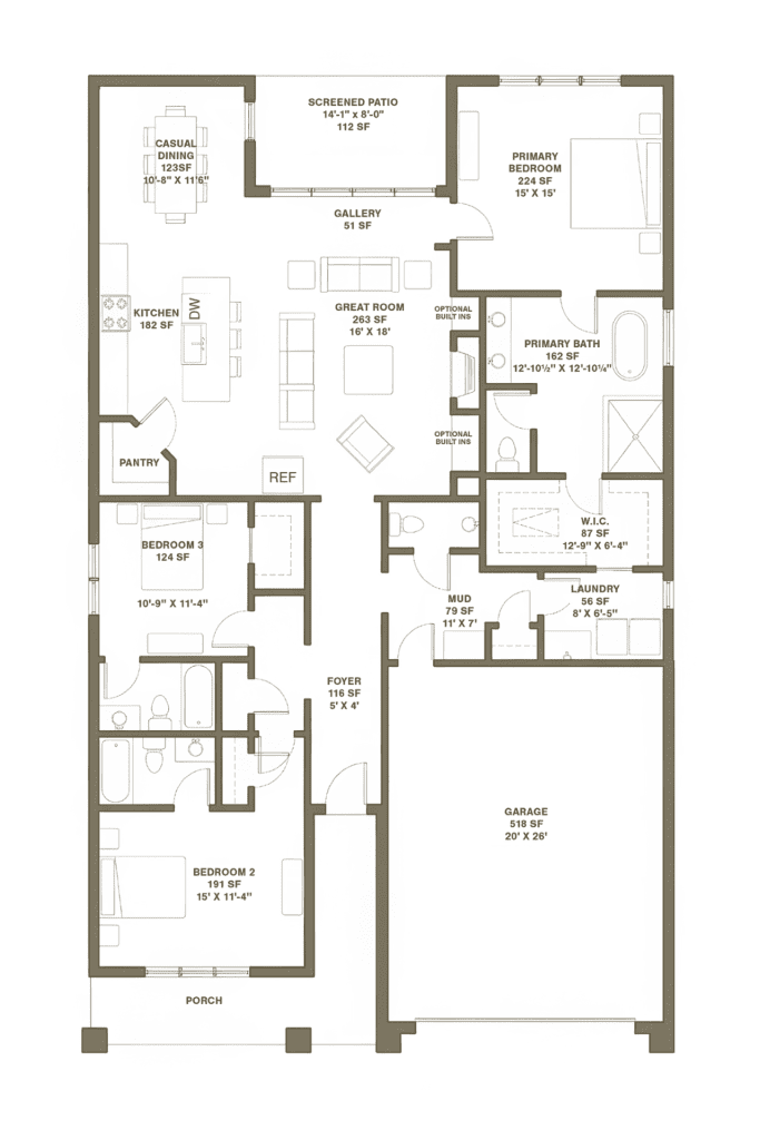 Elevation image #2 for 103 Driftwood Lane.